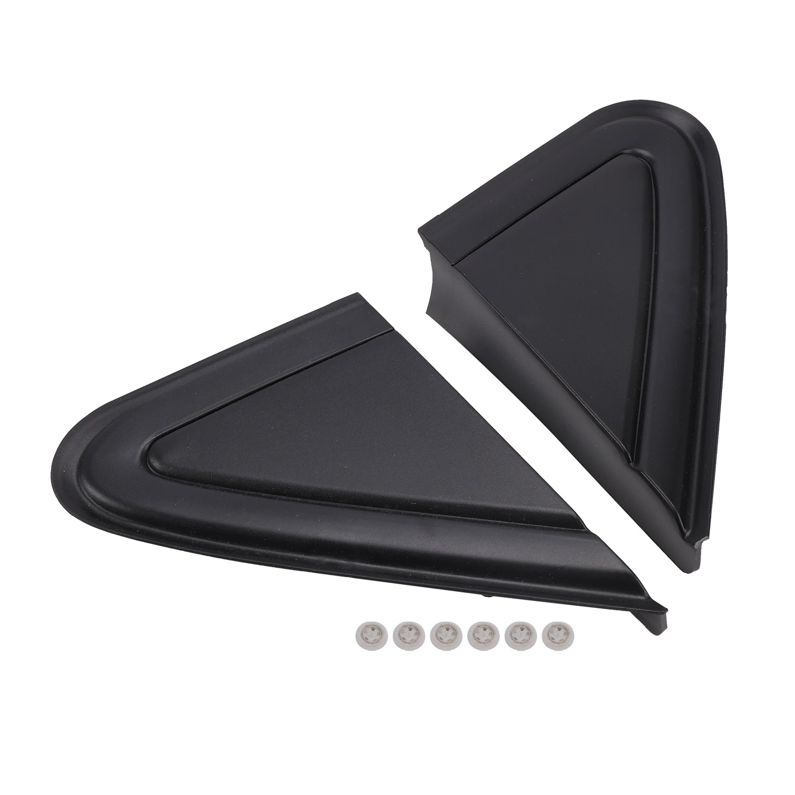2X Exterior Mirror Triangle Trim for VW Polo 6Q0853274A 6Q0853273A