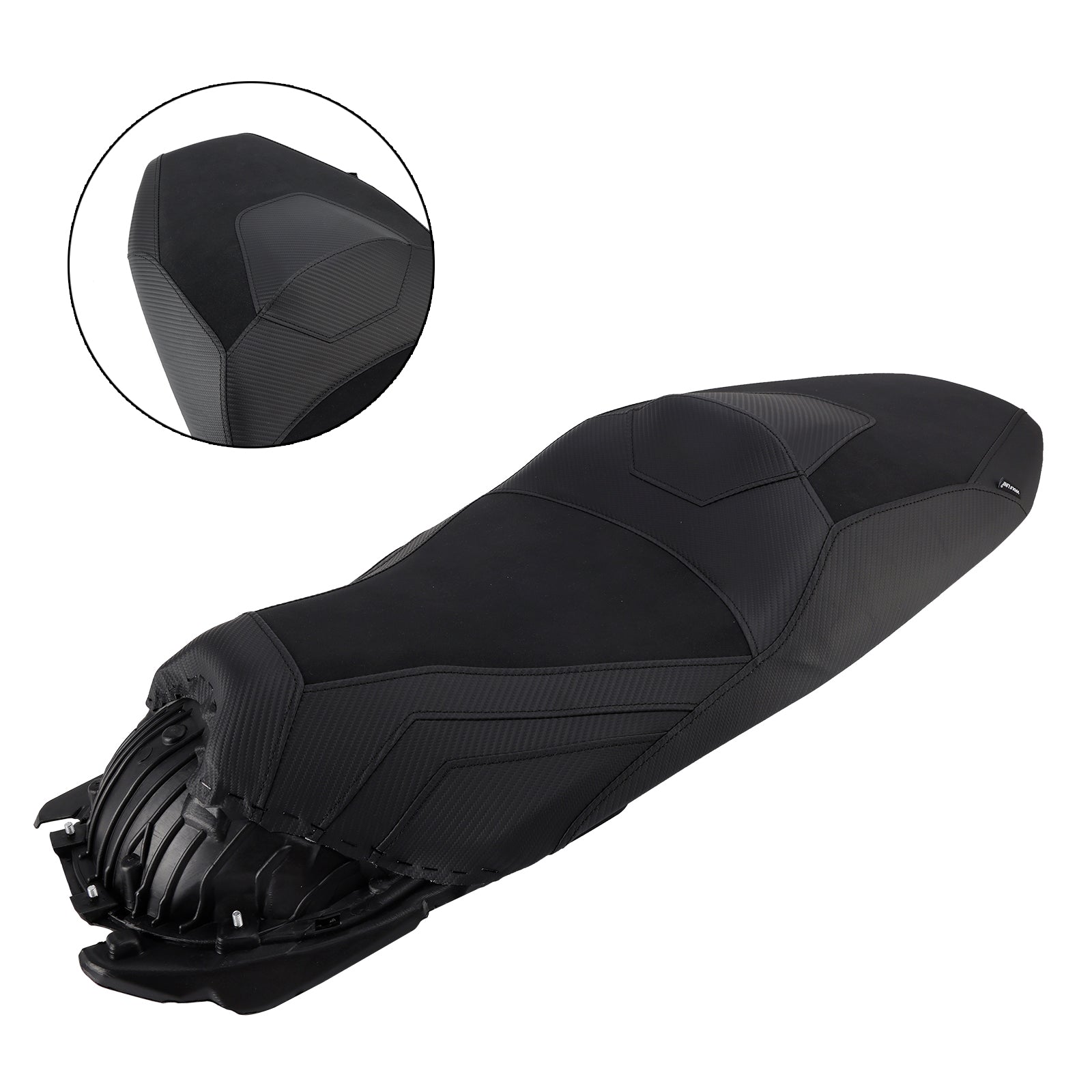 Reemplace el asiento del pasajero delantero y trasero para Honda Adv350 Adv 350 22-25 Rojo