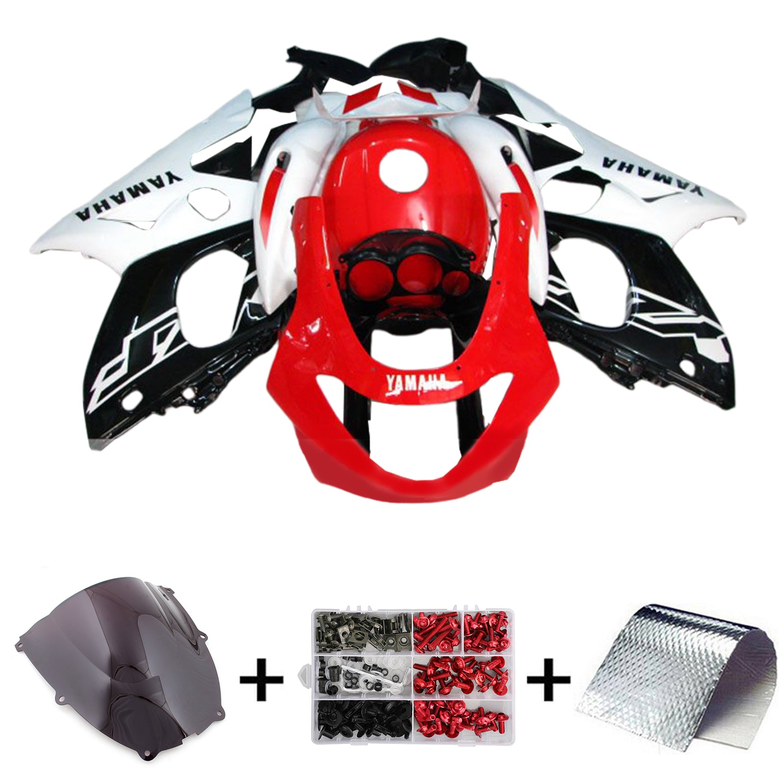 1996-2007 Yamaha YZF 600R Thundercat Kit de carénage d'injection carrosserie plastique ABS