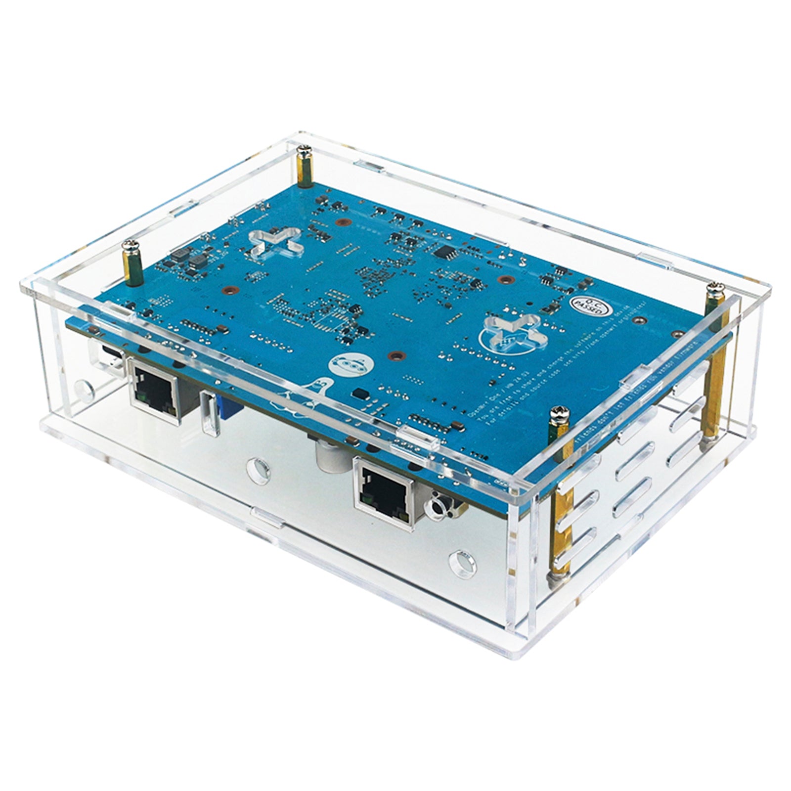 Banana Pi Openwrt One Shell Acryl Transparante Beschermende Shell Externe Antenne