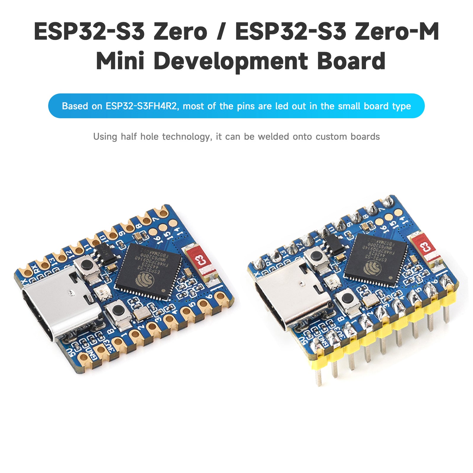 ESP32-S3 Development Board S3FH4R2 Dual-Core Processor 240MHz Operating Frequency