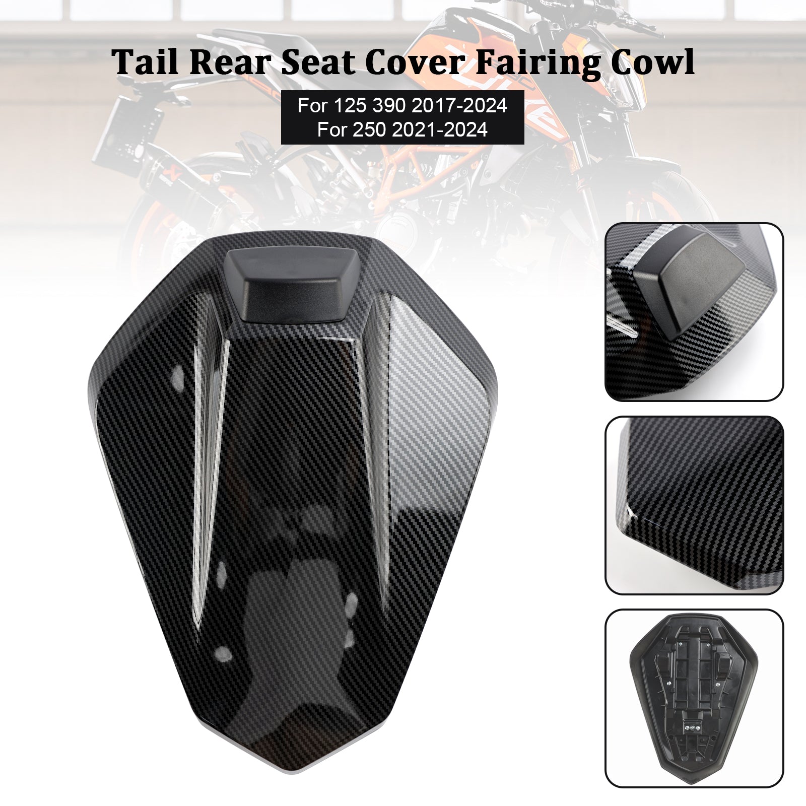 2017-2024 125 250 390 Tail Rear Seat Cover Fairing Cowl