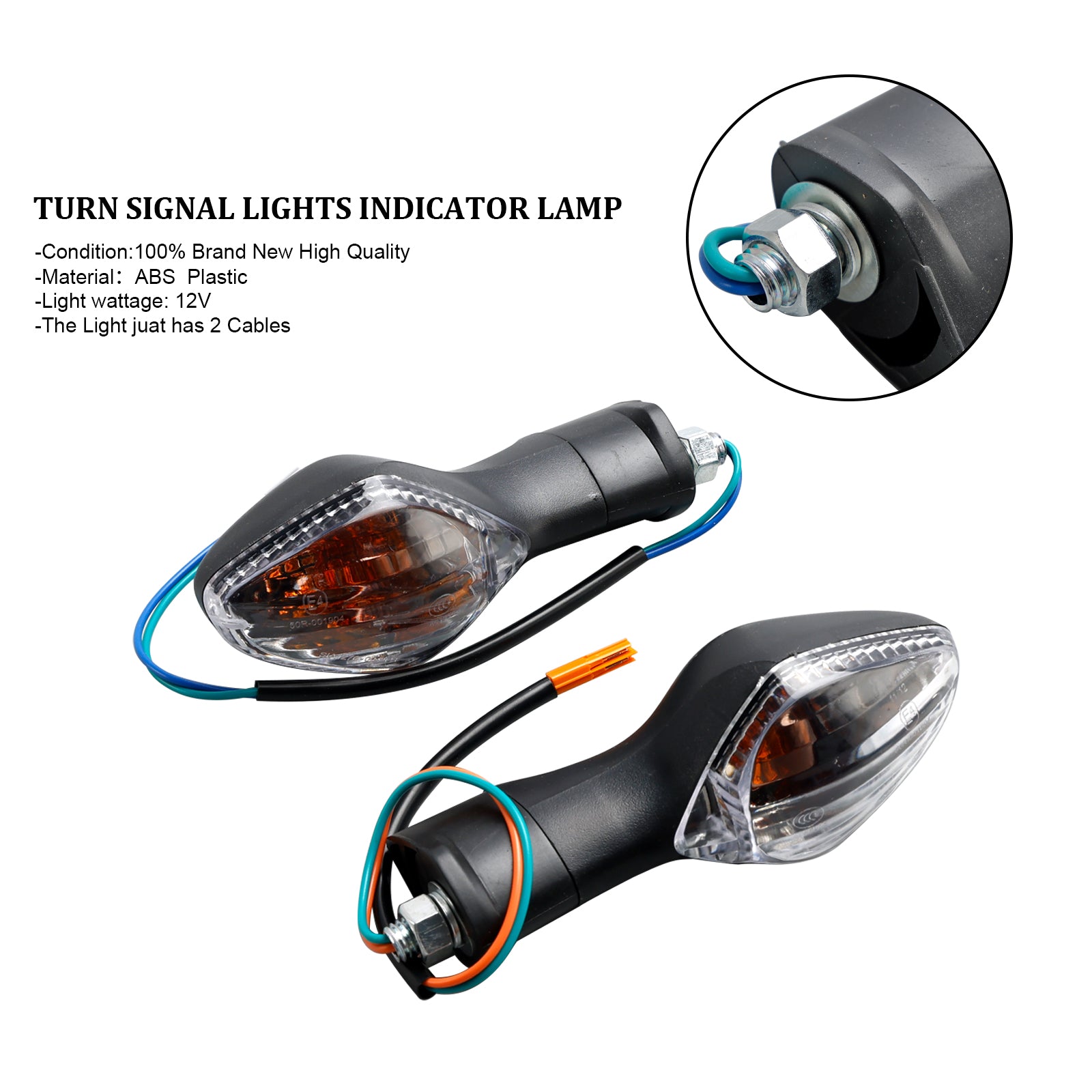 Turn Signal Lights Indicator Lamp For Honda CBR500 CBR650F CTX700 MSX125