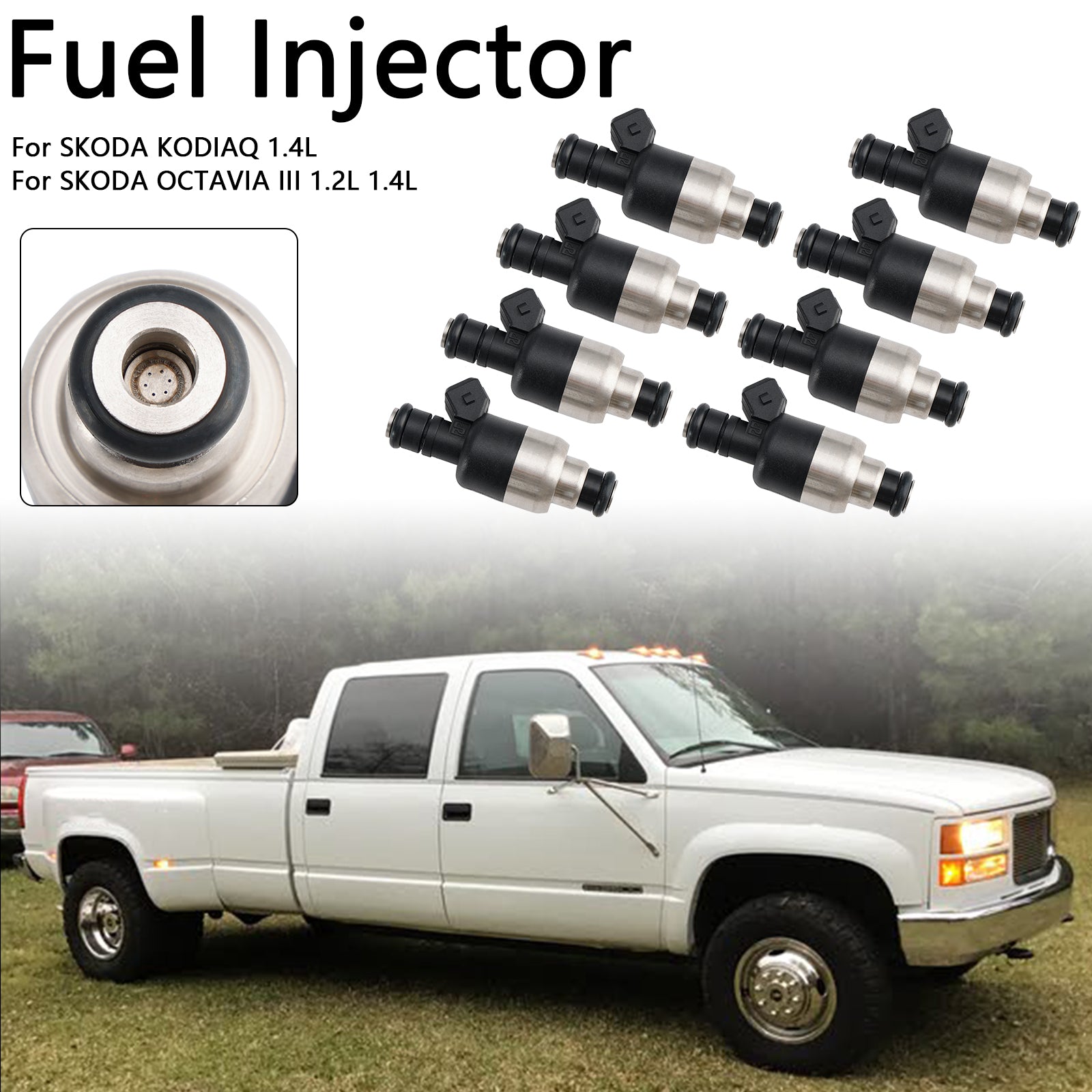 8 STKS Brandstofinjector 17109596 Fit Chevrolet Fit GMC 7.4L V8 1996-2000 83211150