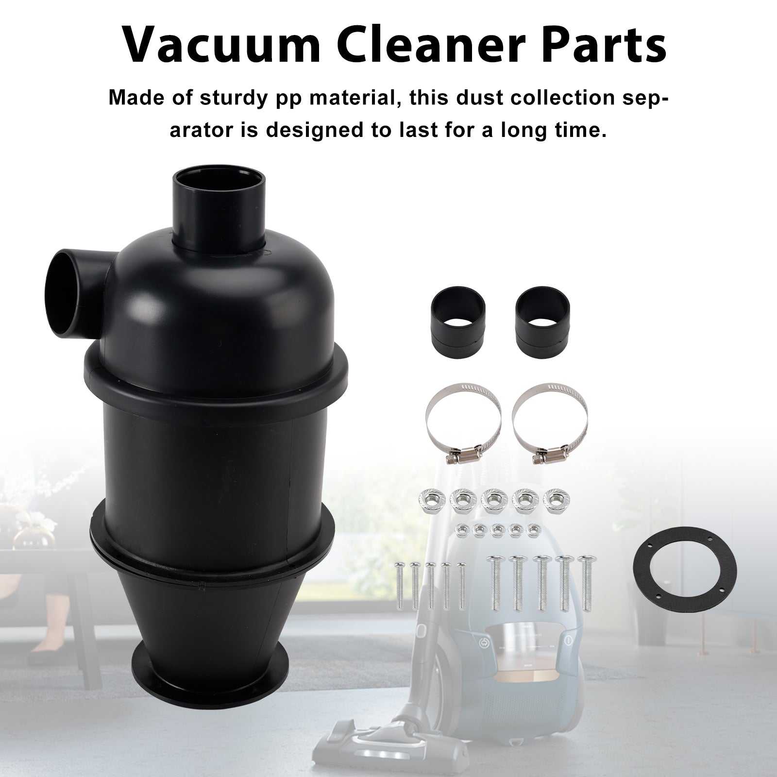 Sépréteur de poussière de poussière de filtre à cyclone pour le sable de bricolage du bois