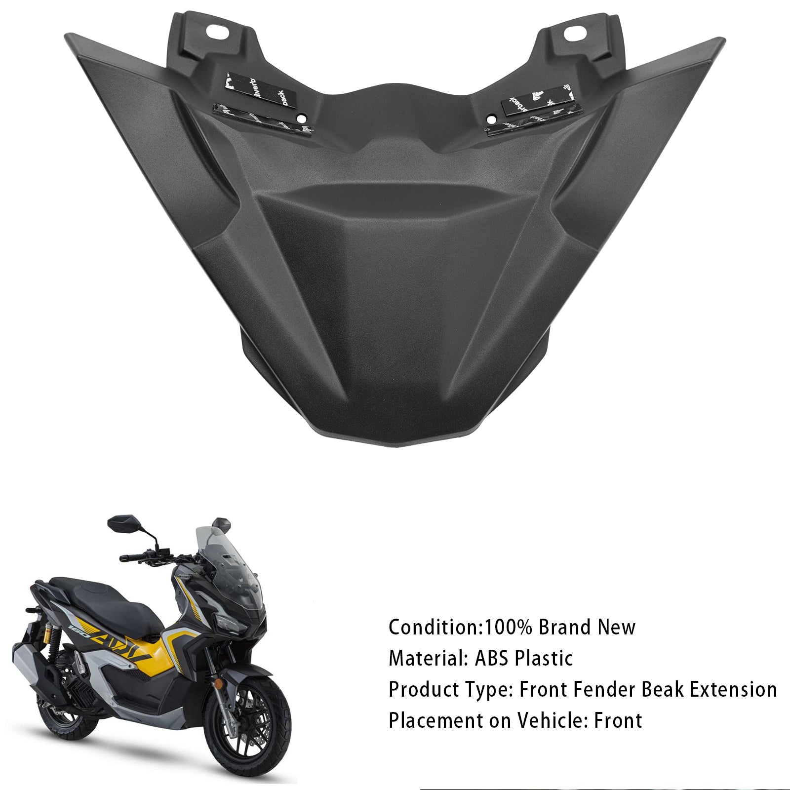 Front Beak Extension Nose Panel Fairing For Honda ADV 160 2023-2024