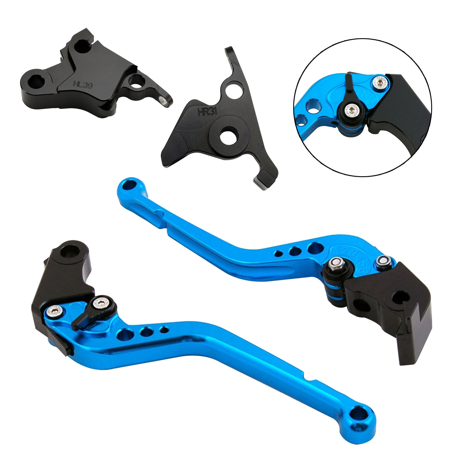 Palanca de freno de embrague larga apta para CFMOTO 450SS 450SR 21-23 450NK 23-24