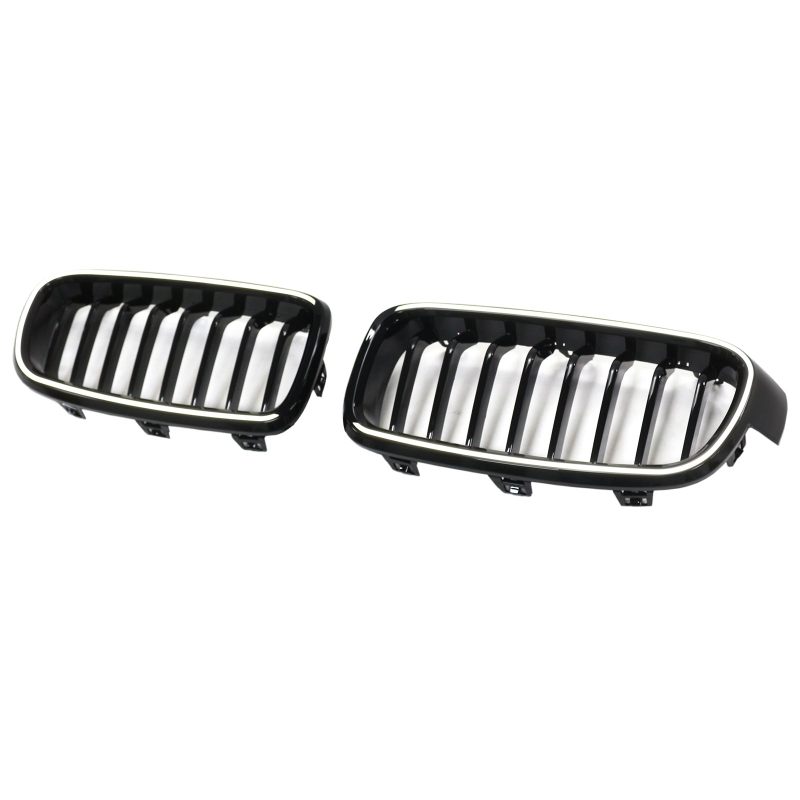 Parrilla frontal negra brillante para BMW Serie 3 F30 F31 F35 2012-2019