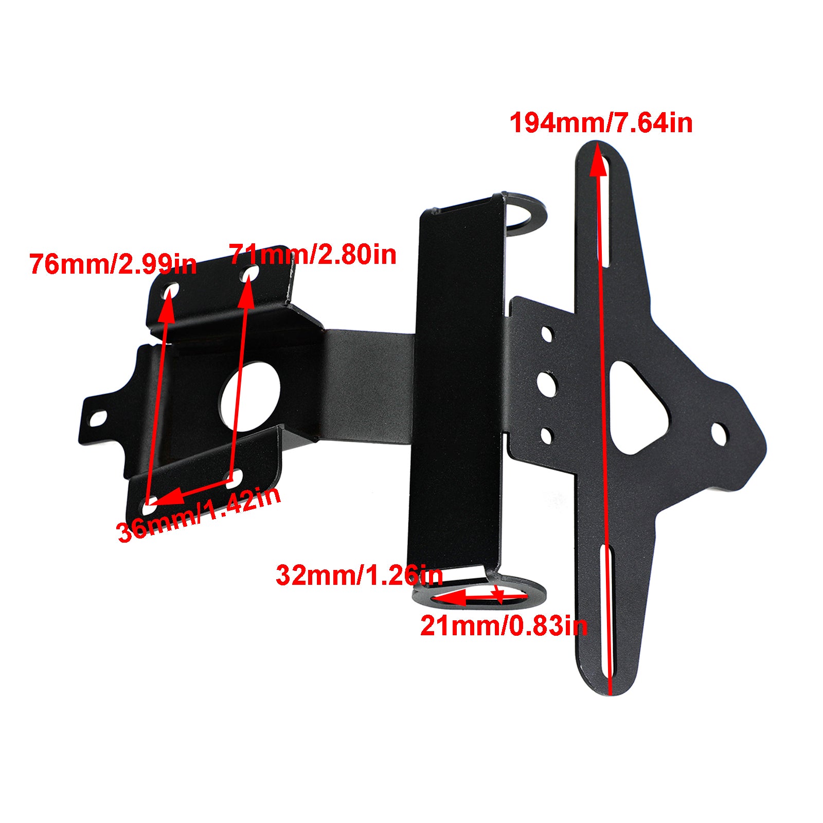 2021-2022 Yamaha YZF R7 License Plate Holder Bracket