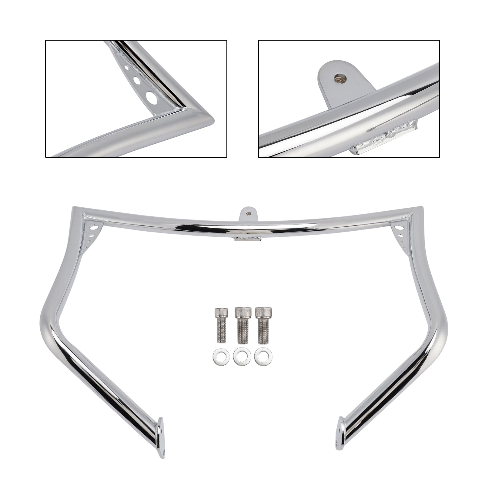 2006-2008 Touring CVO Ultra Classic Electra Glide FLHTCUSE Engine Guard Frame Anti-Crash Bumper Protector Chrome