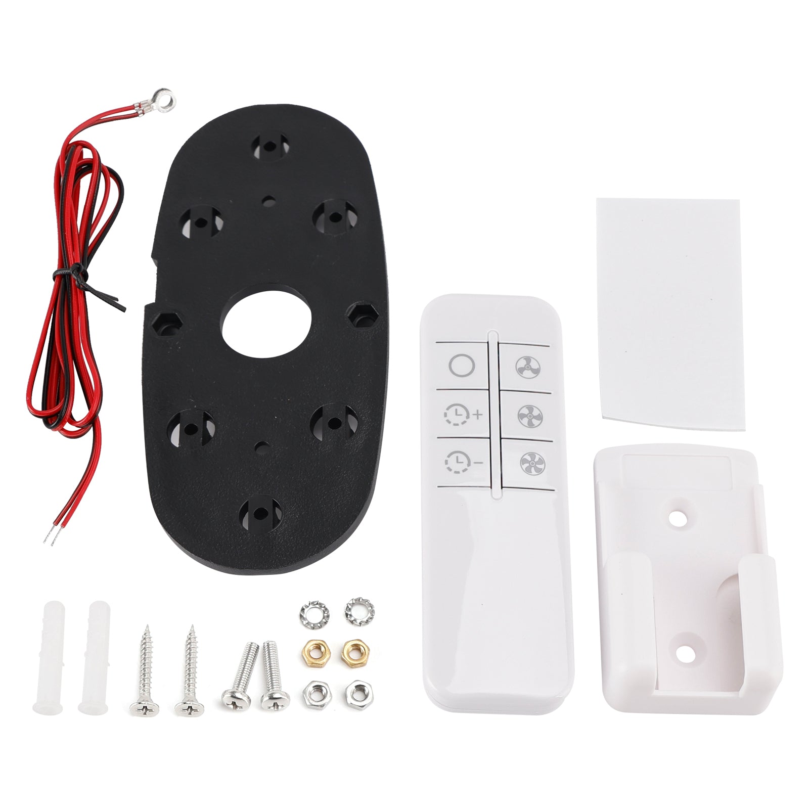 12V/24V Auto-Sensing Low-Power Draw Fan For Boats and RV Black