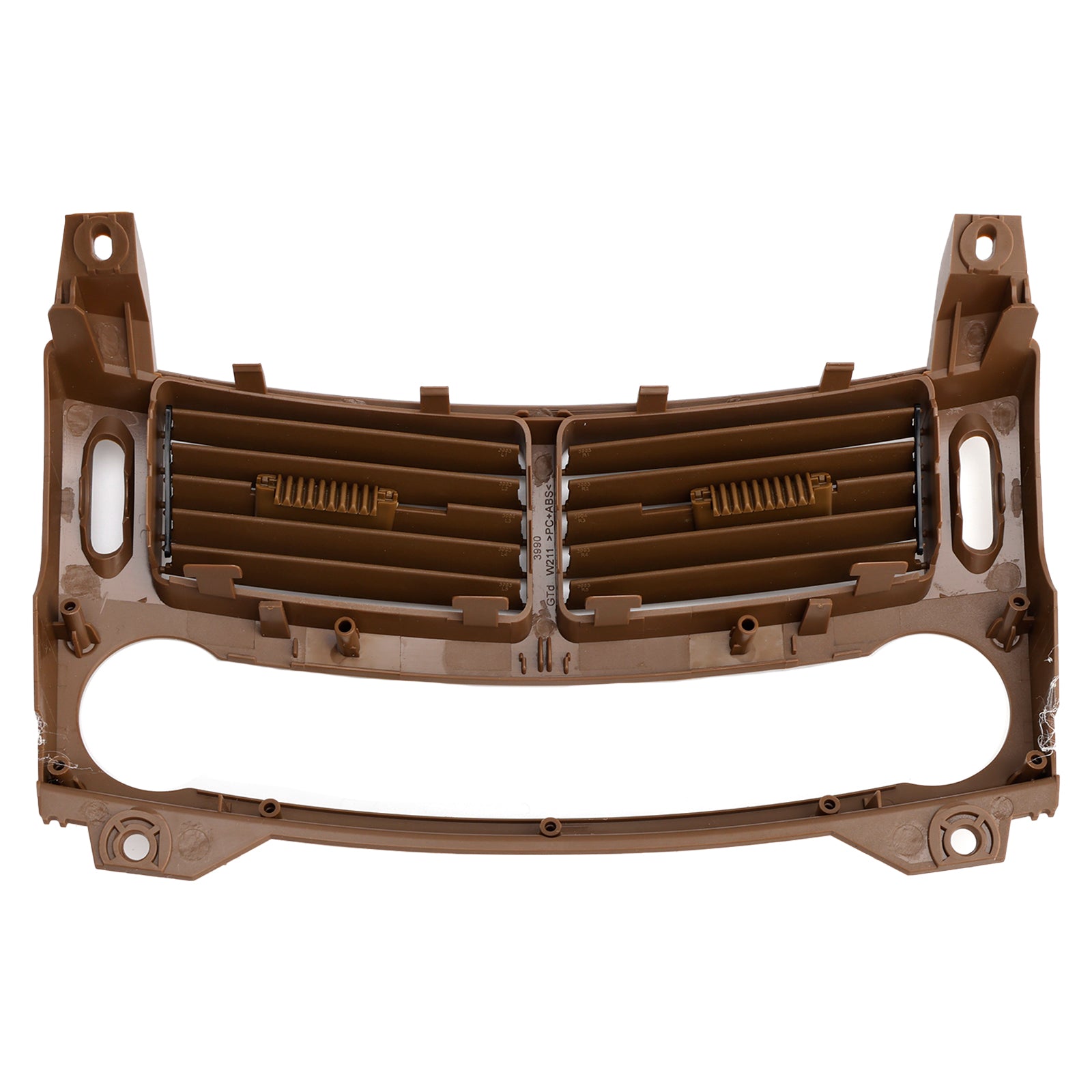 Midtre luftventilasjonsgitter foran, mørk gul til Benz E-klasse W211 2003–2008