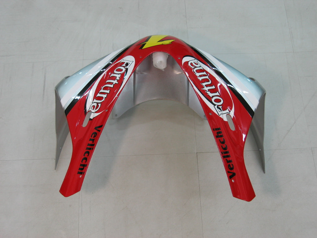 1998-1999 Yamaha YZF-R1 Rouge Argent No.7 Fortuna Racing Amotopart Carénages Douanes Carénages