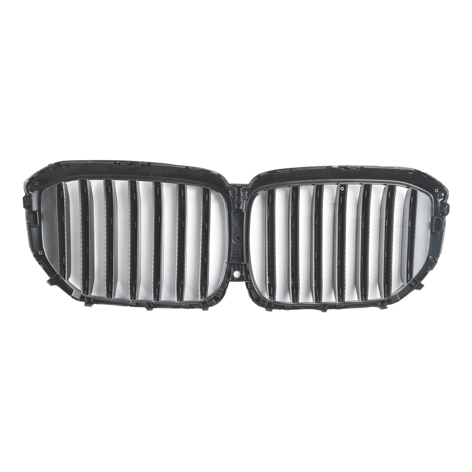 Black Front Bumper Grille Grill Fit BMW G05 LCI X5 2024+ Single Line W/LED