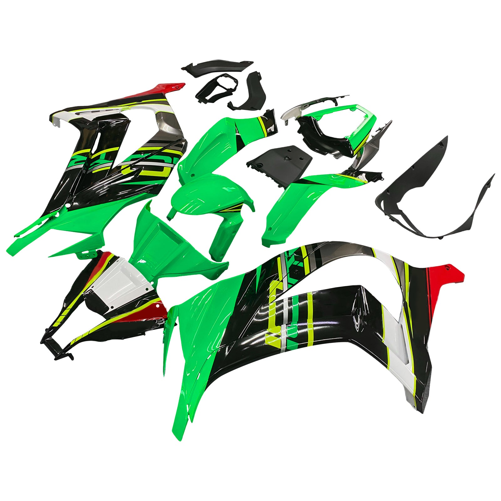 Injection Fairing Kit Bodywork Plastic ABS fit For Kawasaki ZX10R 2011-2015