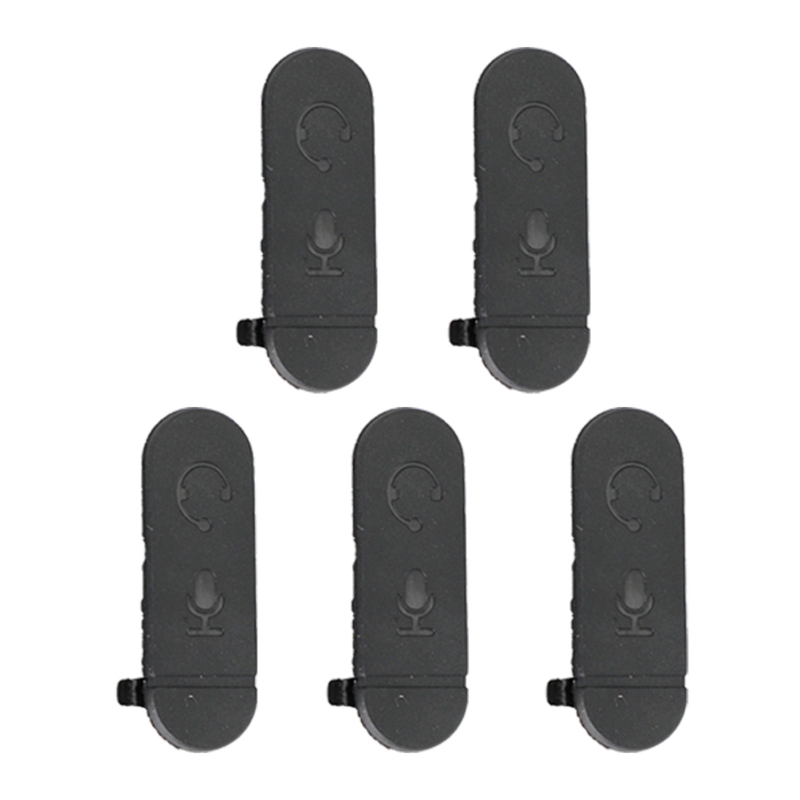 5 Pcs Side Dust Cover for XIR P3688 DEP450 DP1400 CP200D Walkie Talkie Radio