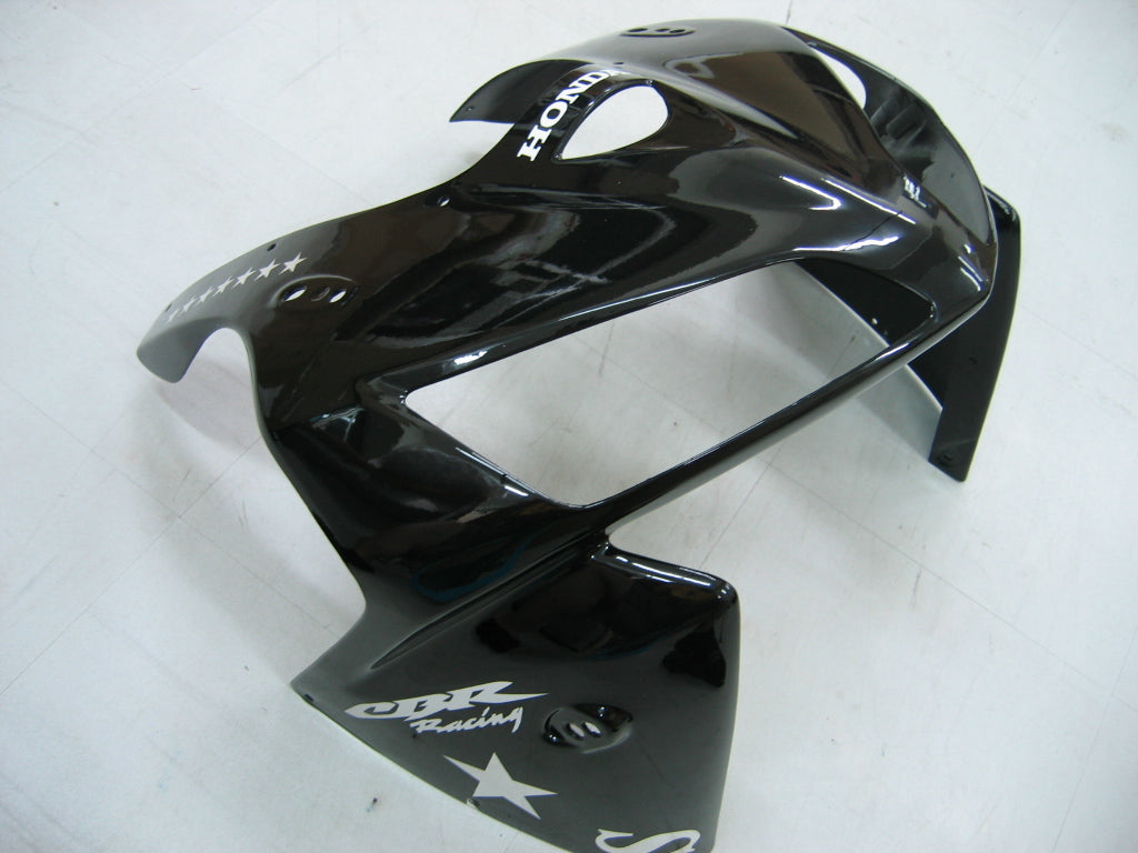 2005-2006 Honda CBR 600 RR zwart en zilver SevenStars Racing stroomlijnkappen algemeen