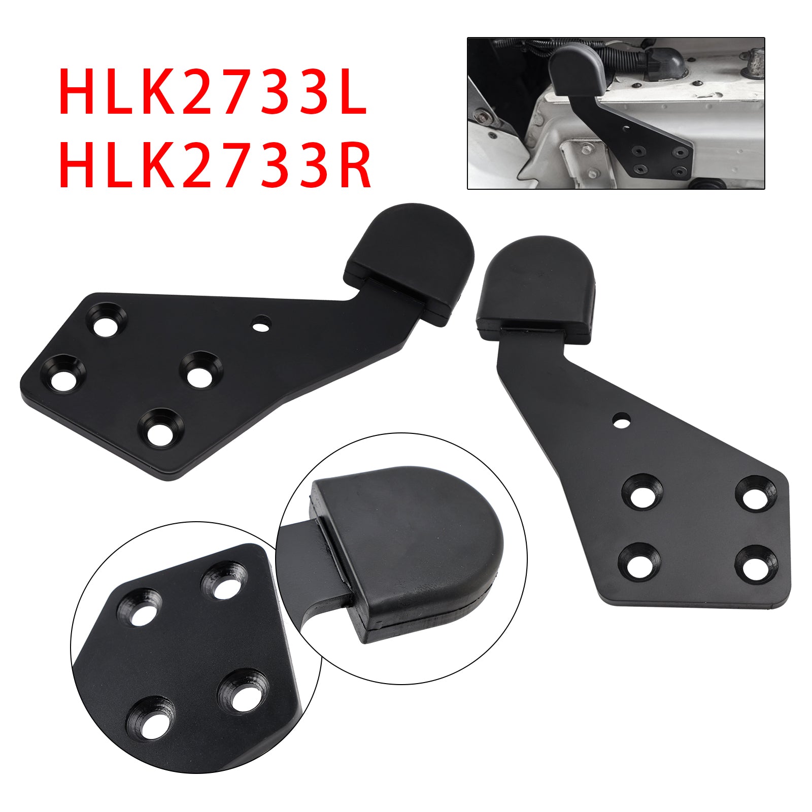 Hood Guide Poly Left+Right HLK2733L HLK2733R For Select International Trucks