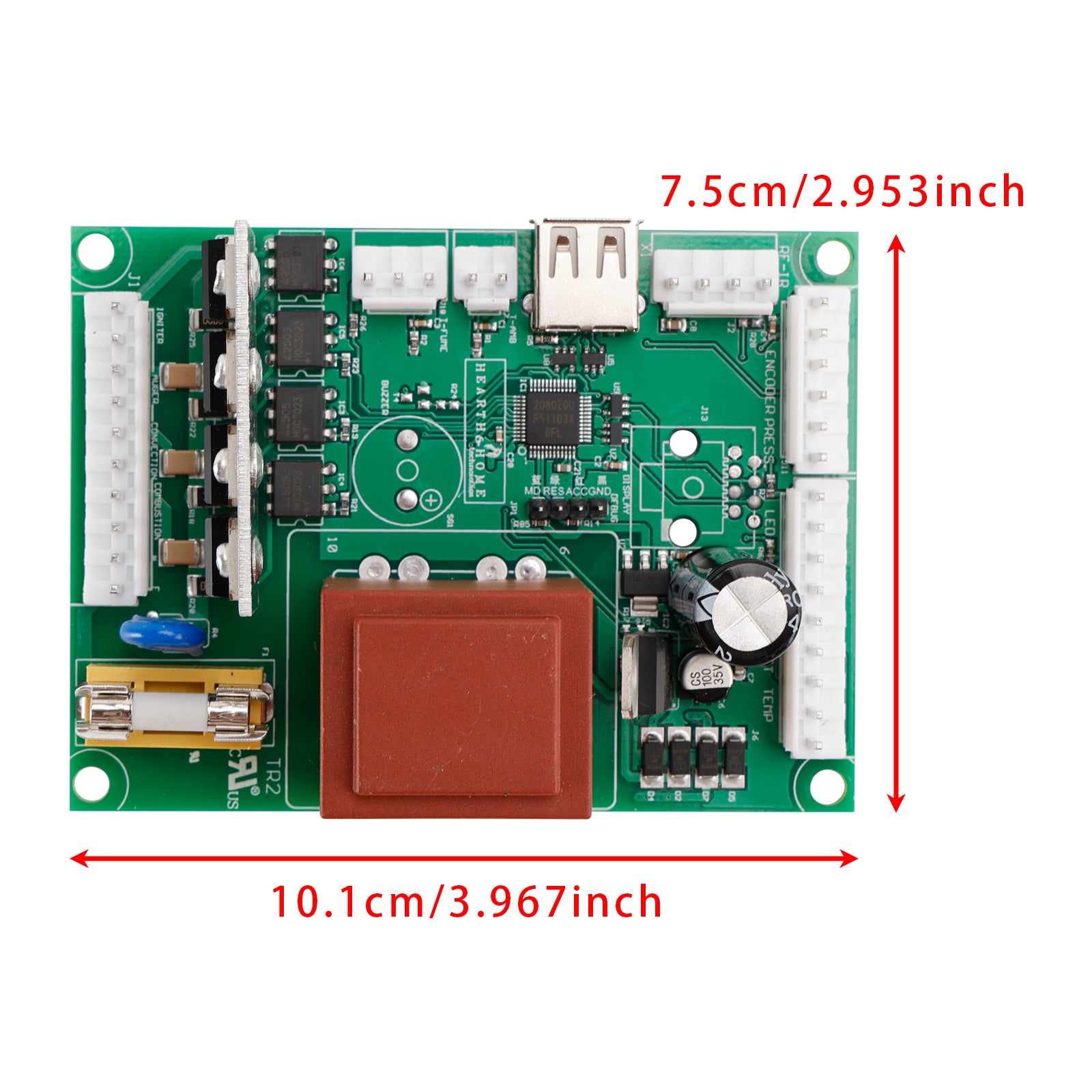 Placa de controle de circuito SRV7077-050 para pp130, Pleasant Hearth Ph50ps ph50cabps