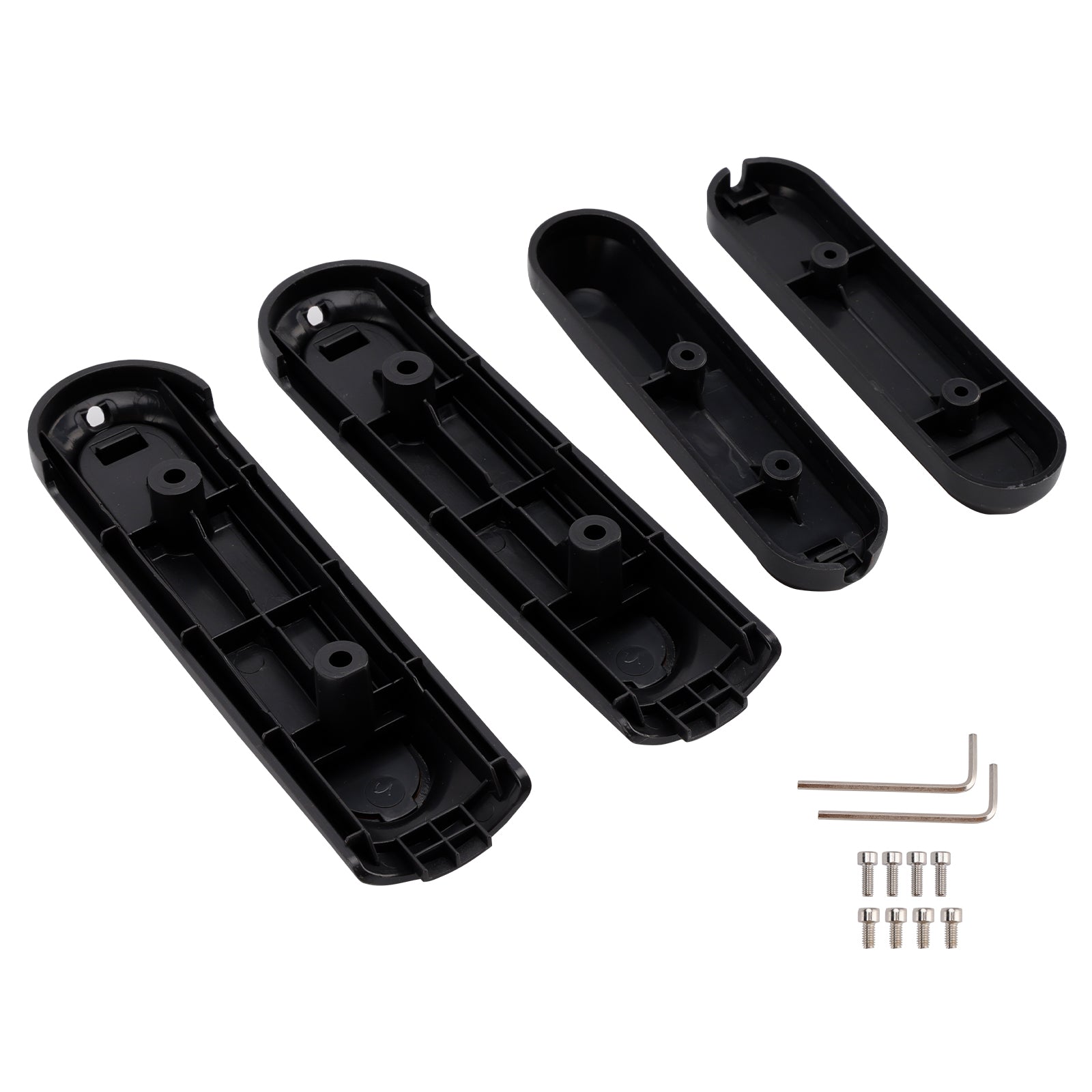 Conjunto de 4 tampas laterais de scooter com refletor traseiro para Xiaomi 4 Pro (1ª geração)