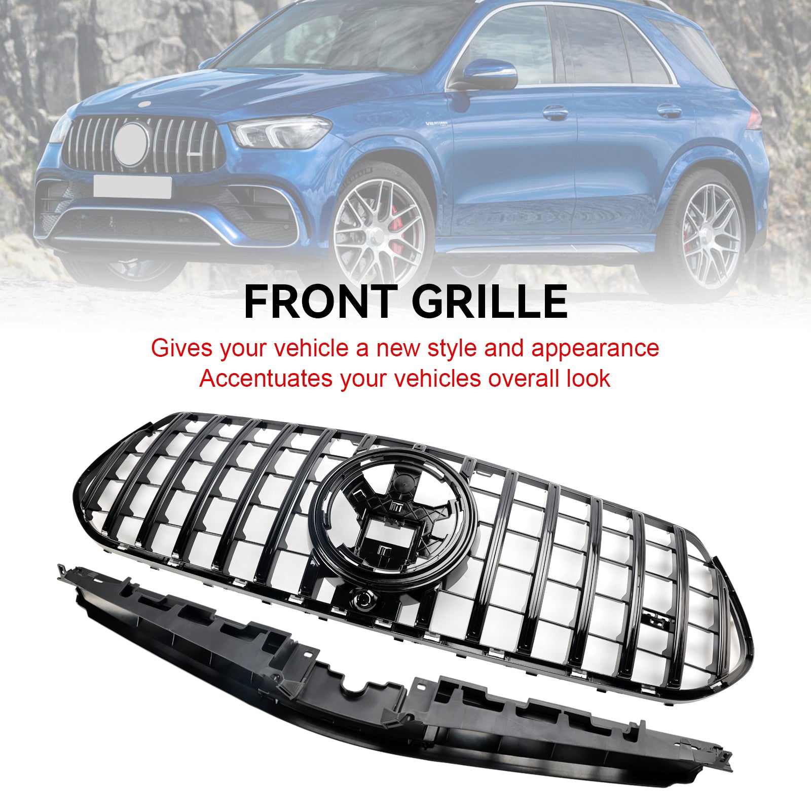 Mercedes-Benz uit 2024 W167 GLE350 GLE450 AMG-Line Voorbumper Grille