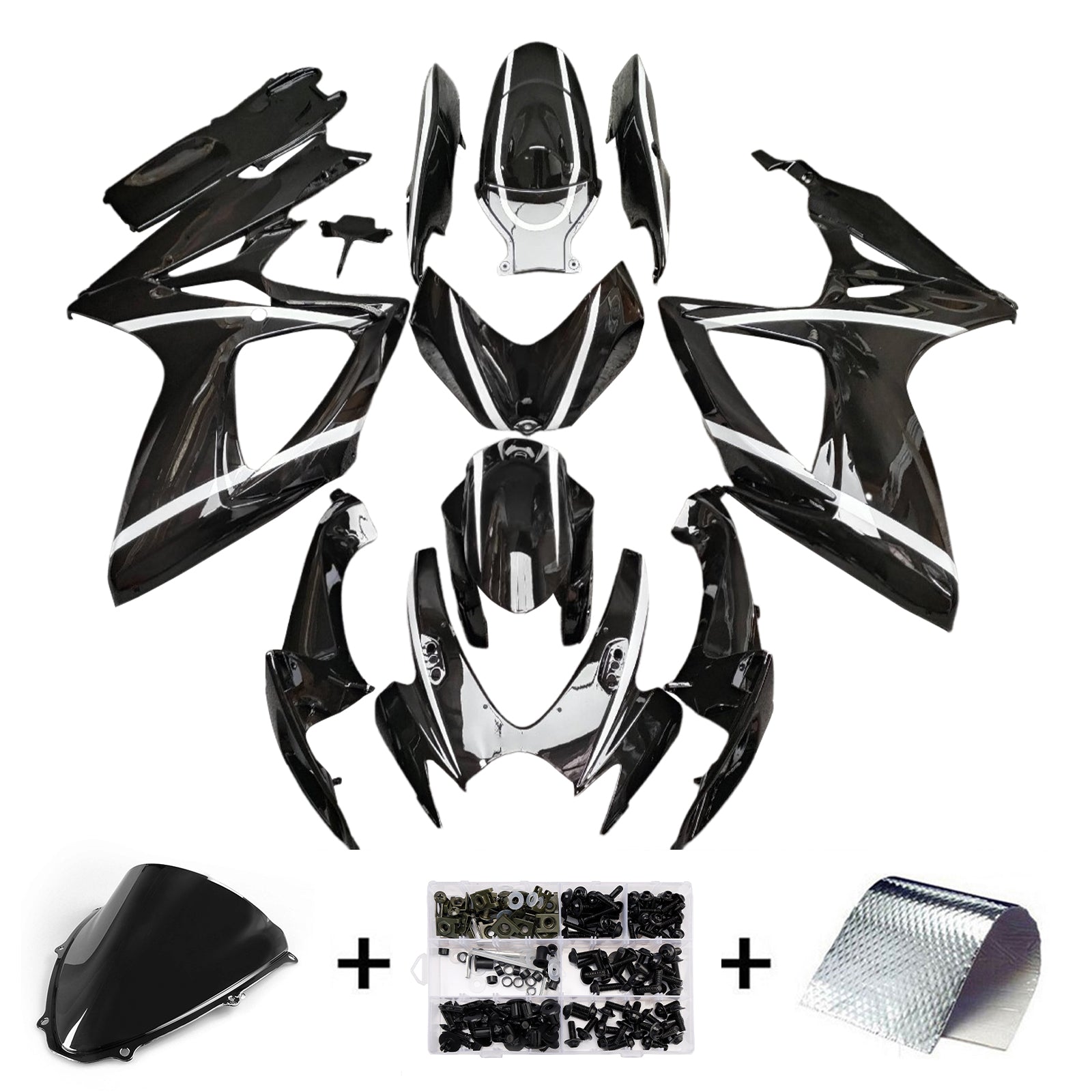 Kit de carénage injection Bodywork Abs en plastique pour Suzuki GSXR 600/750 2006-2007 K6