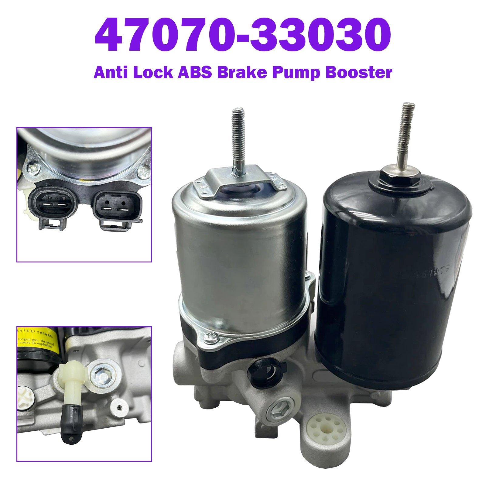 Anti Lock ABS Brake Pump Booster for Toyota Camry Hybrid 2012-2017 47070-33030