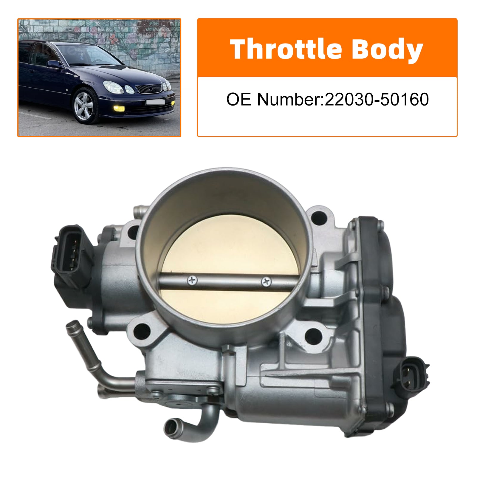 Throttle Body 22030-50160 For Lexus GS300 GS400 GS430 LS430 SC430 2000-2005