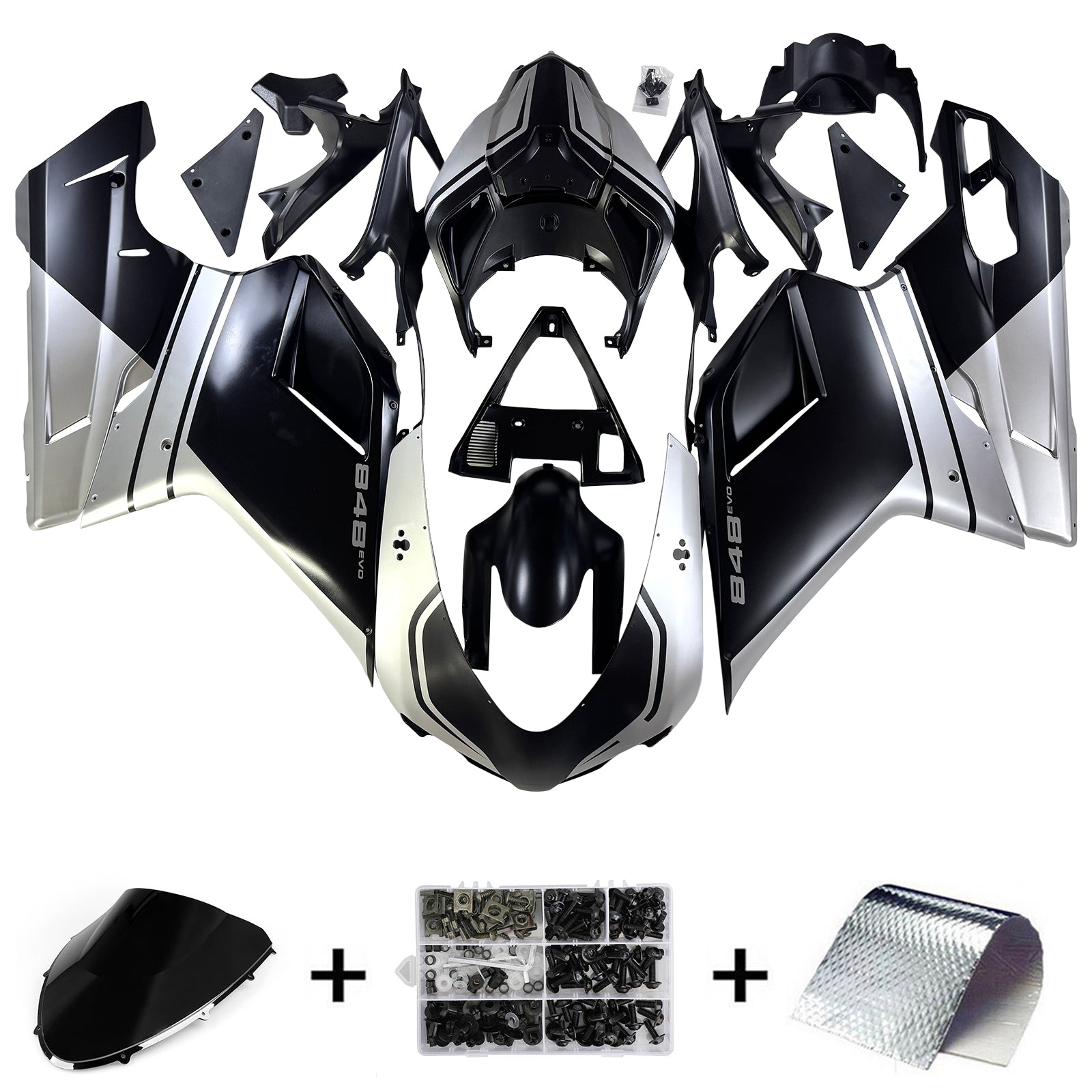 Fairing Kit Bodywork ABS fit For Ducati 1098 1198 848 2007-2011