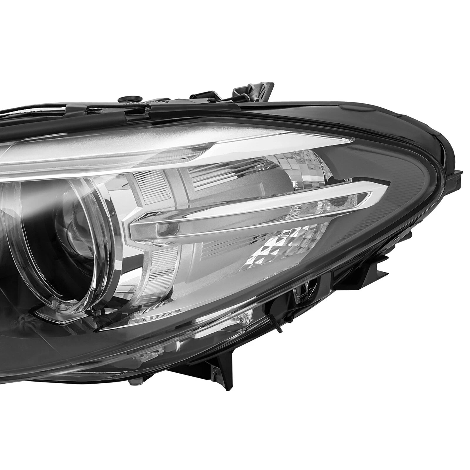 Front Left HID Xenon Headlight W/o AFS For BMW 5Series 528i 535i 2014-2017