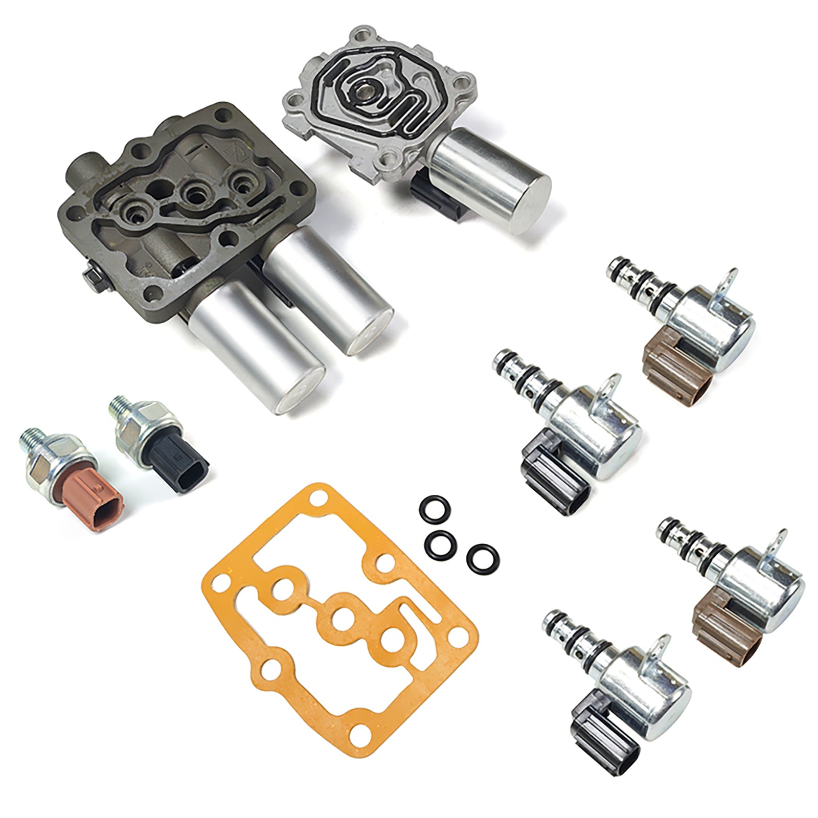 1998-2002 Honda Accord 4 Cyl Transmission Solenoid Kit 8250-P6H-024 28252-PAX-000 28261-P7W-003