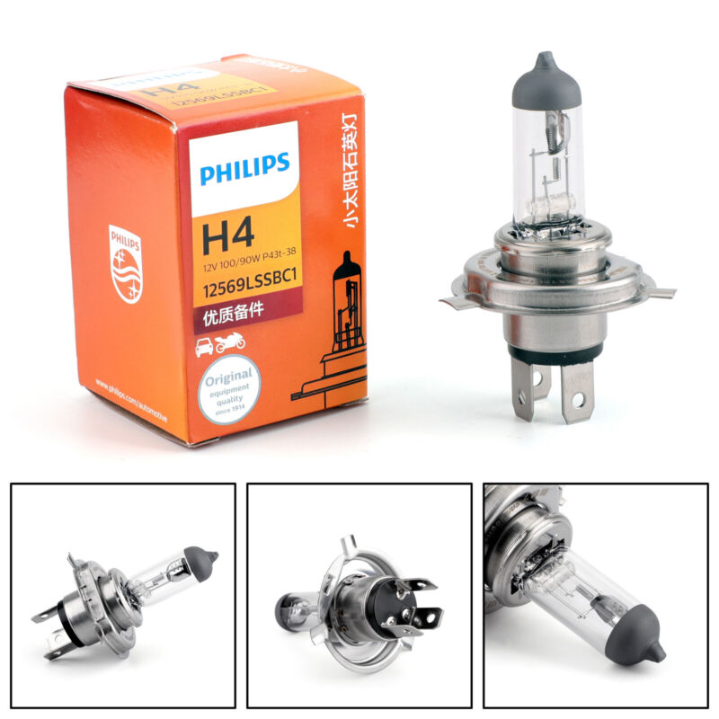 Phares H4/9003/HB2 Pour Philips Vision Ampoules 100/90W Rally 12V Halogène AF