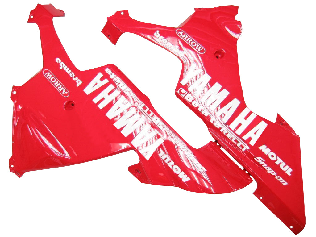 2002-2003 Yamaha YZF-R1 White Red Racing Fairings Generic