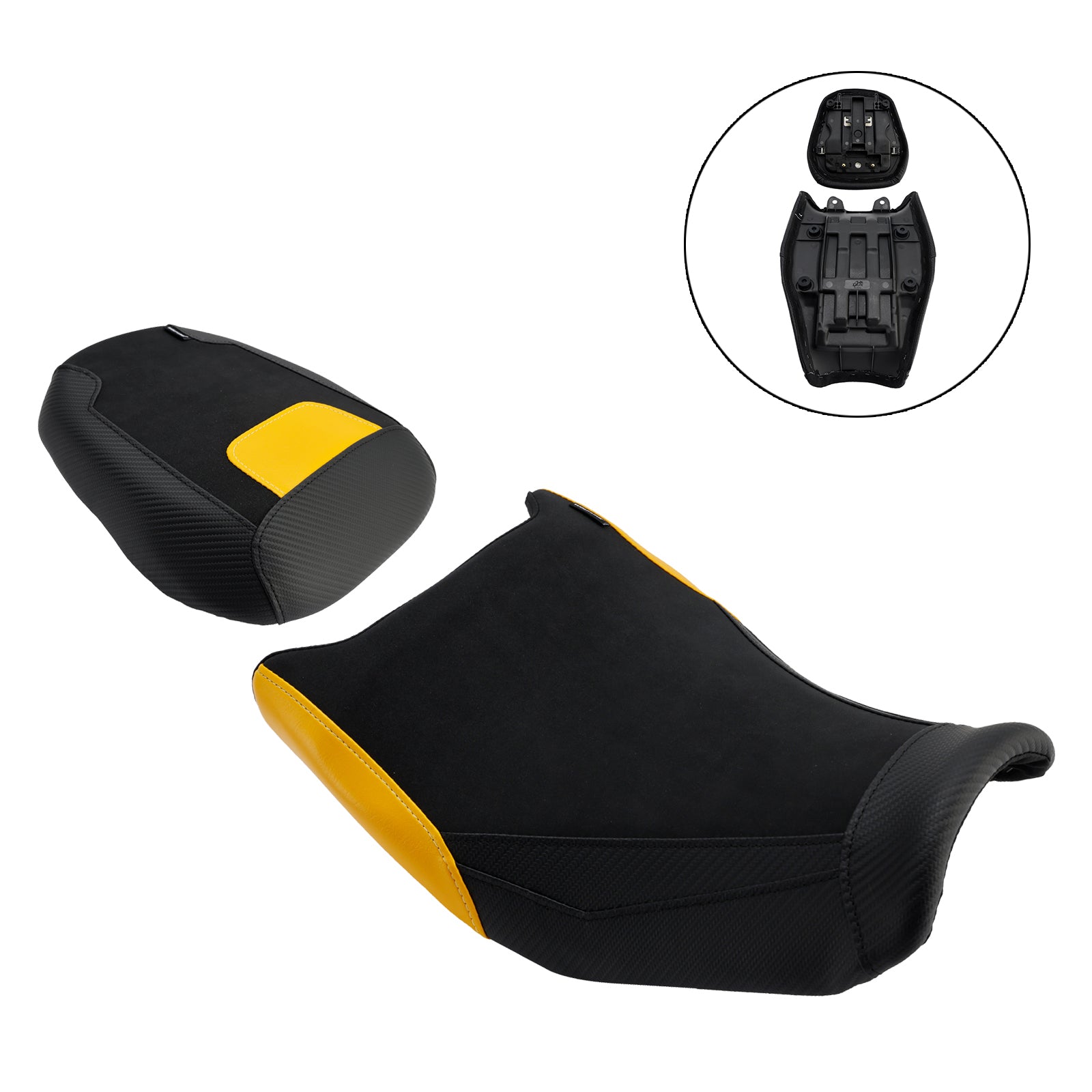 Driver&Passenger Seat Lower Cushion Yellow For Suzuki V-Strom250Sx 2024-2025