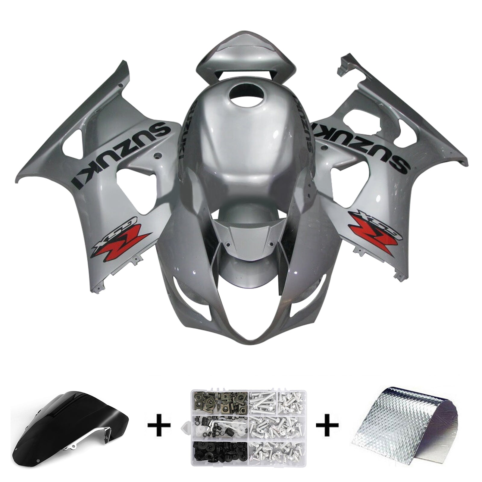 2003-2004 Suzuki GSXR1000 K3 Injection Fairing Kit Bodywork Plastic ABS