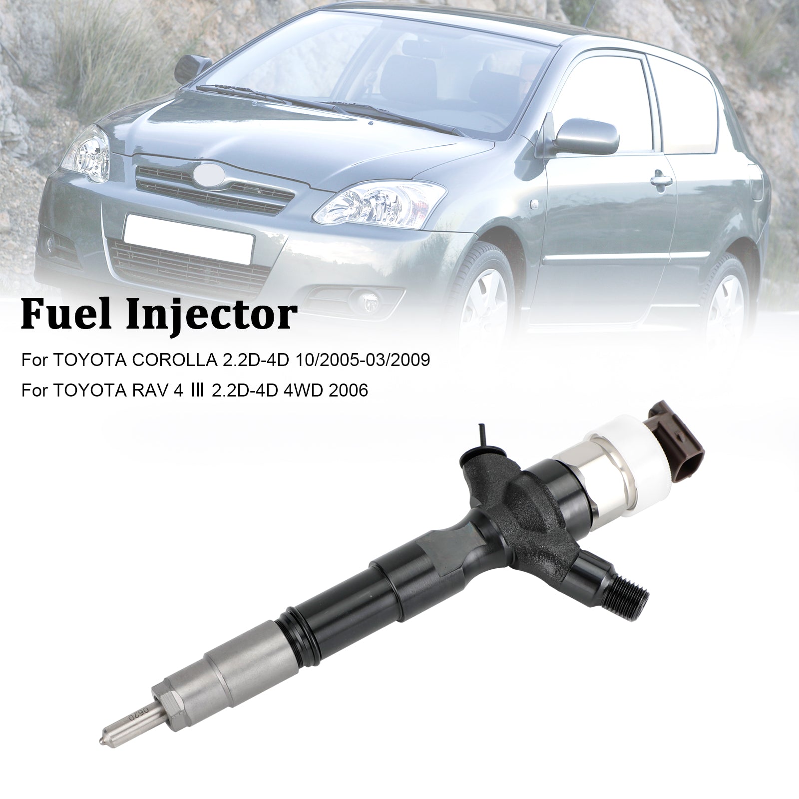 Injecteur de carburant 23670 – 30140, pour Toyota Land Cruiser Hilux 2006 + 095000-6760, 1 pièce