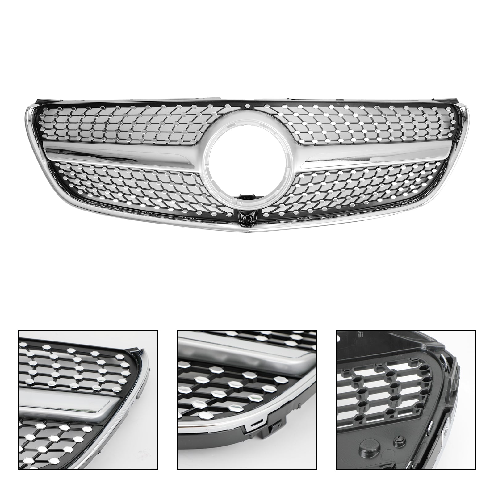 V Class W447 2014-03.2019 Mercedes Benz Diamond Front Upper Grille Grill