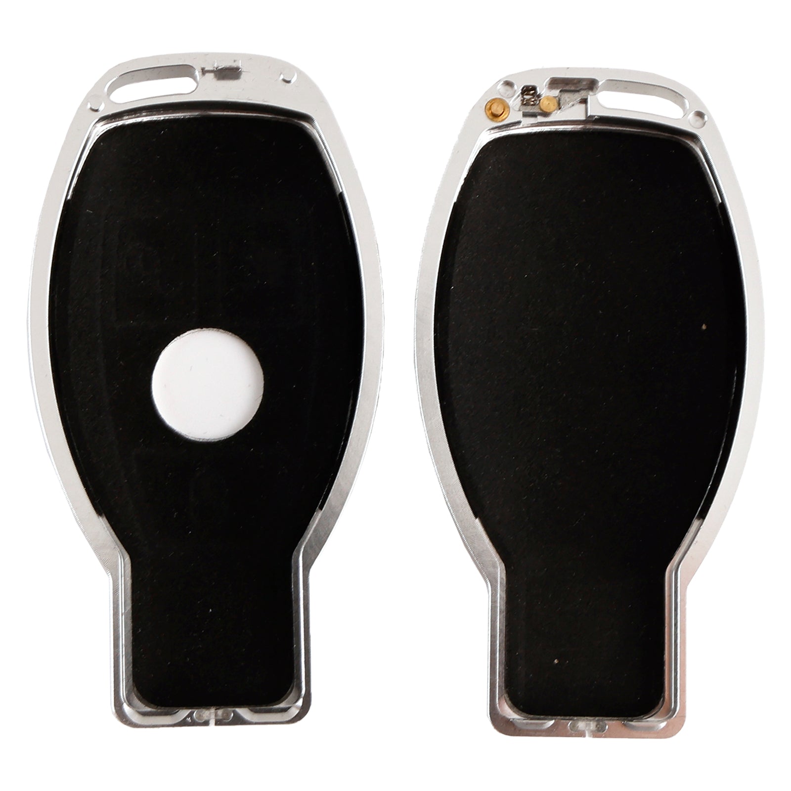 Étui marron pour clé de voiture en alliage d'aluminium TPU, housse pour Benz GLC GLK CLS GLA CLA AMG