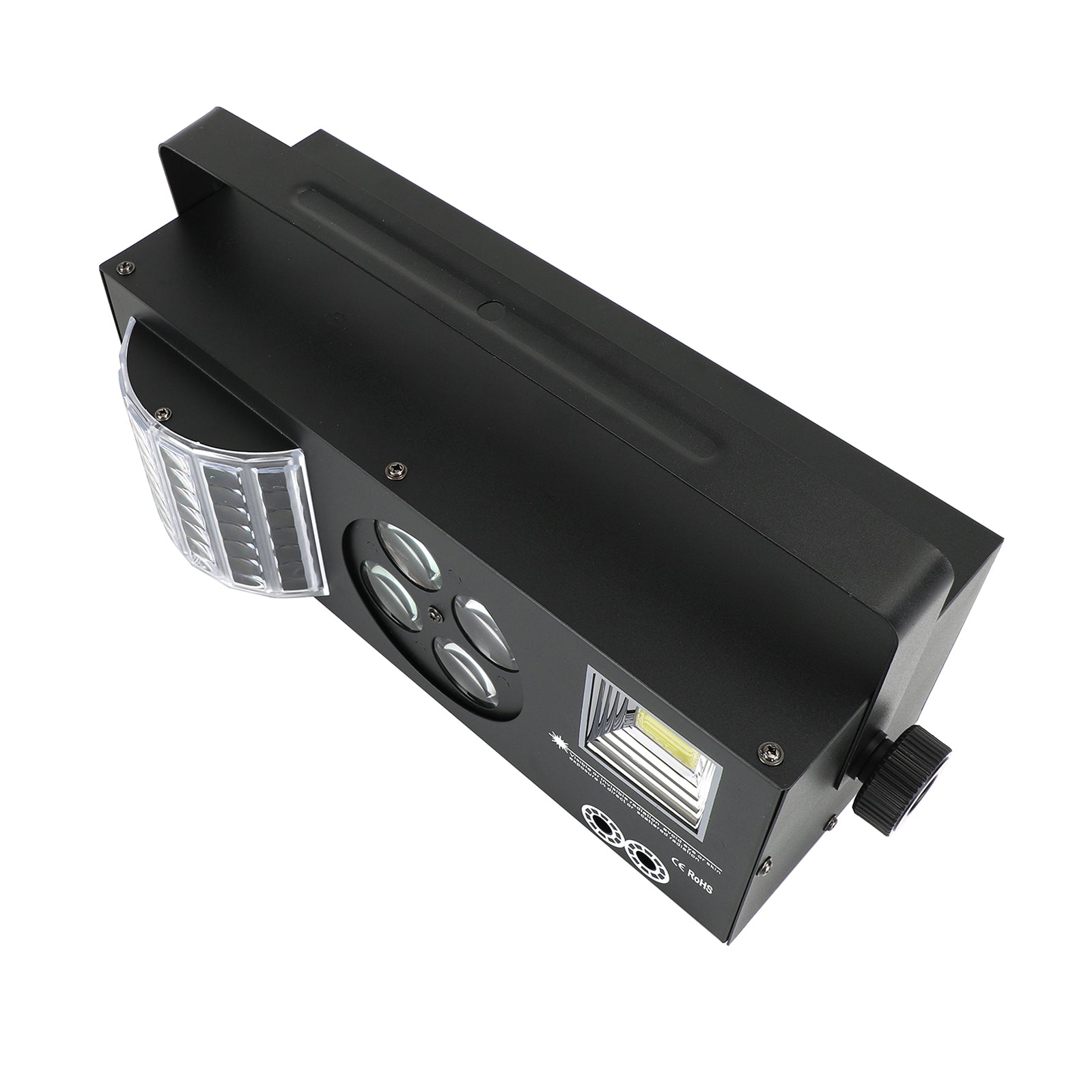 Lumières stroboscopiques à motif RGBW 4 en 1 80W, lumière de scène LED DMX DJ Disco Party + télécommande