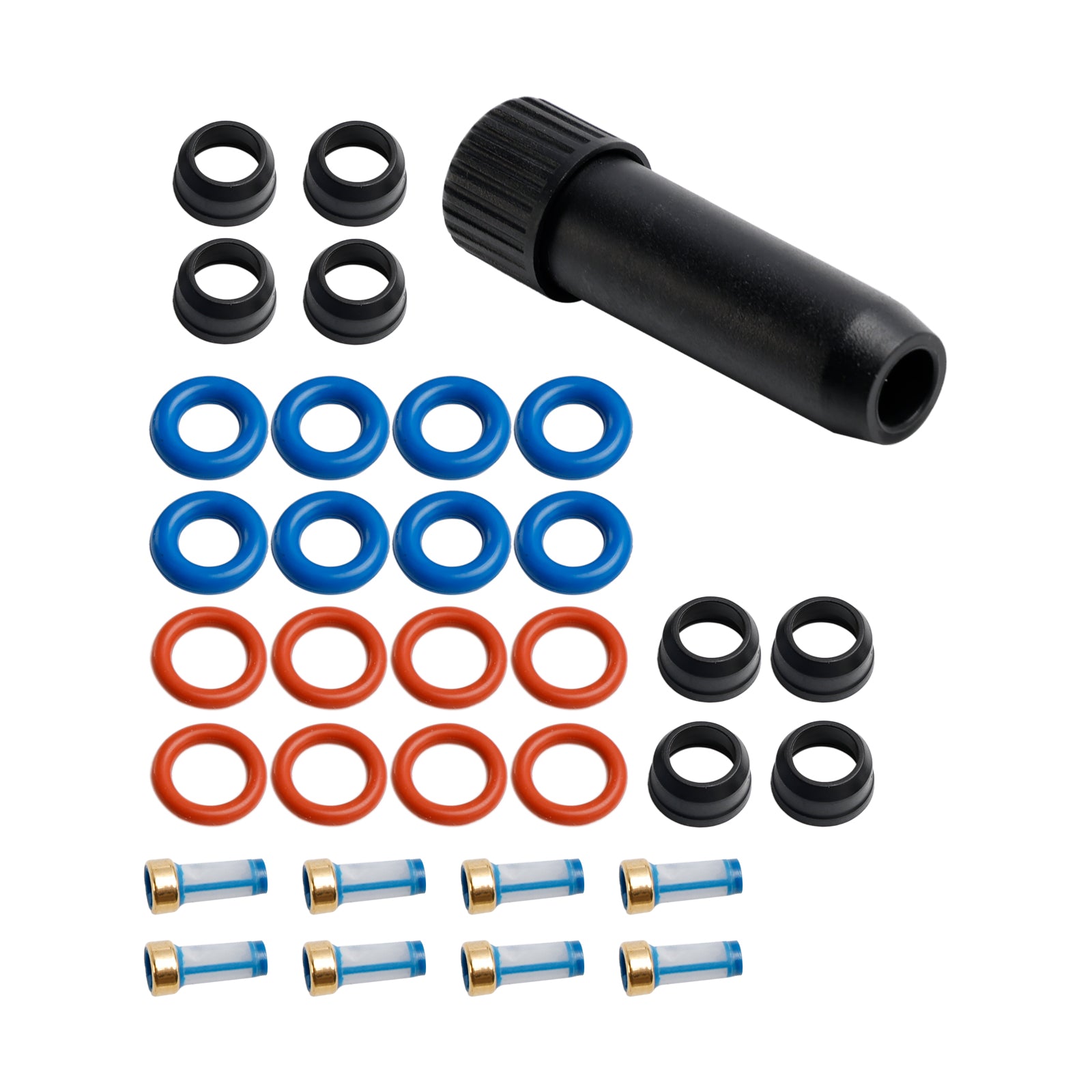 GMC Sierra 1500 2500 3500 Fuel Injector Repair Seal Kit Fit Chevy Silverado FJ315 FJ10062