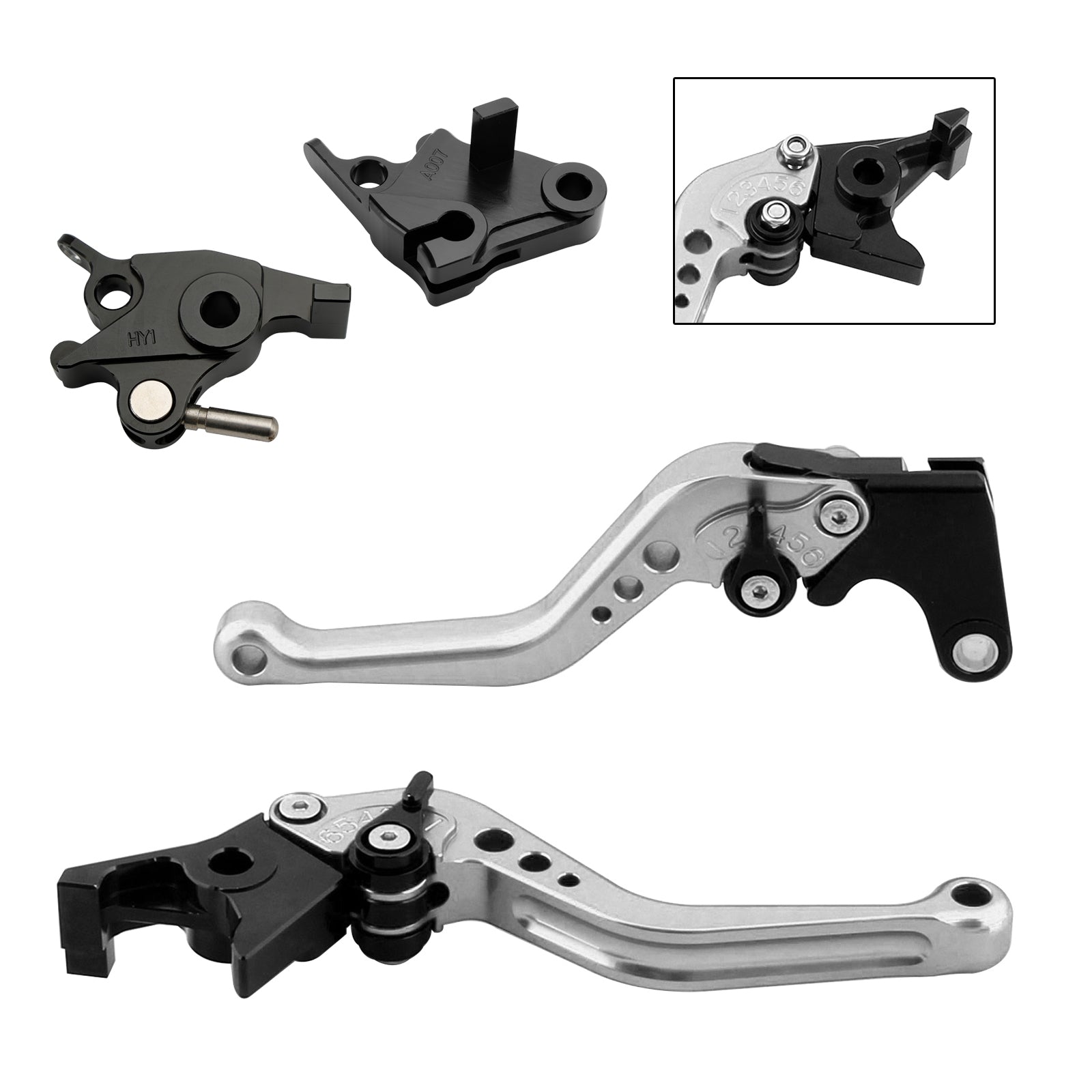 Ny kort kopplingsbromsspak Fit för CFMOTO 400NK 650NK 650MT 650GT 2020-21