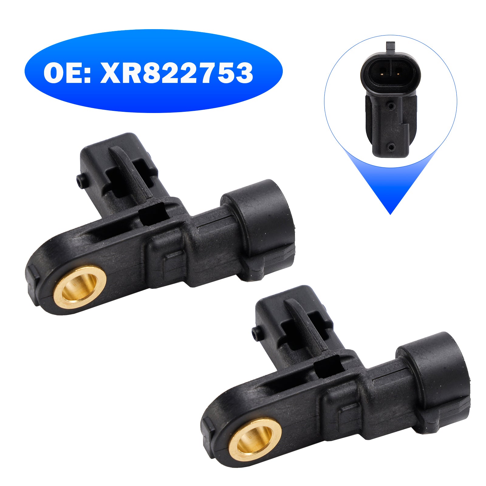 Capteur de vitesse de roue de frein antiblocage ABS arrière, 2 pièces, XR822753, pour Jaguar S Type XK
