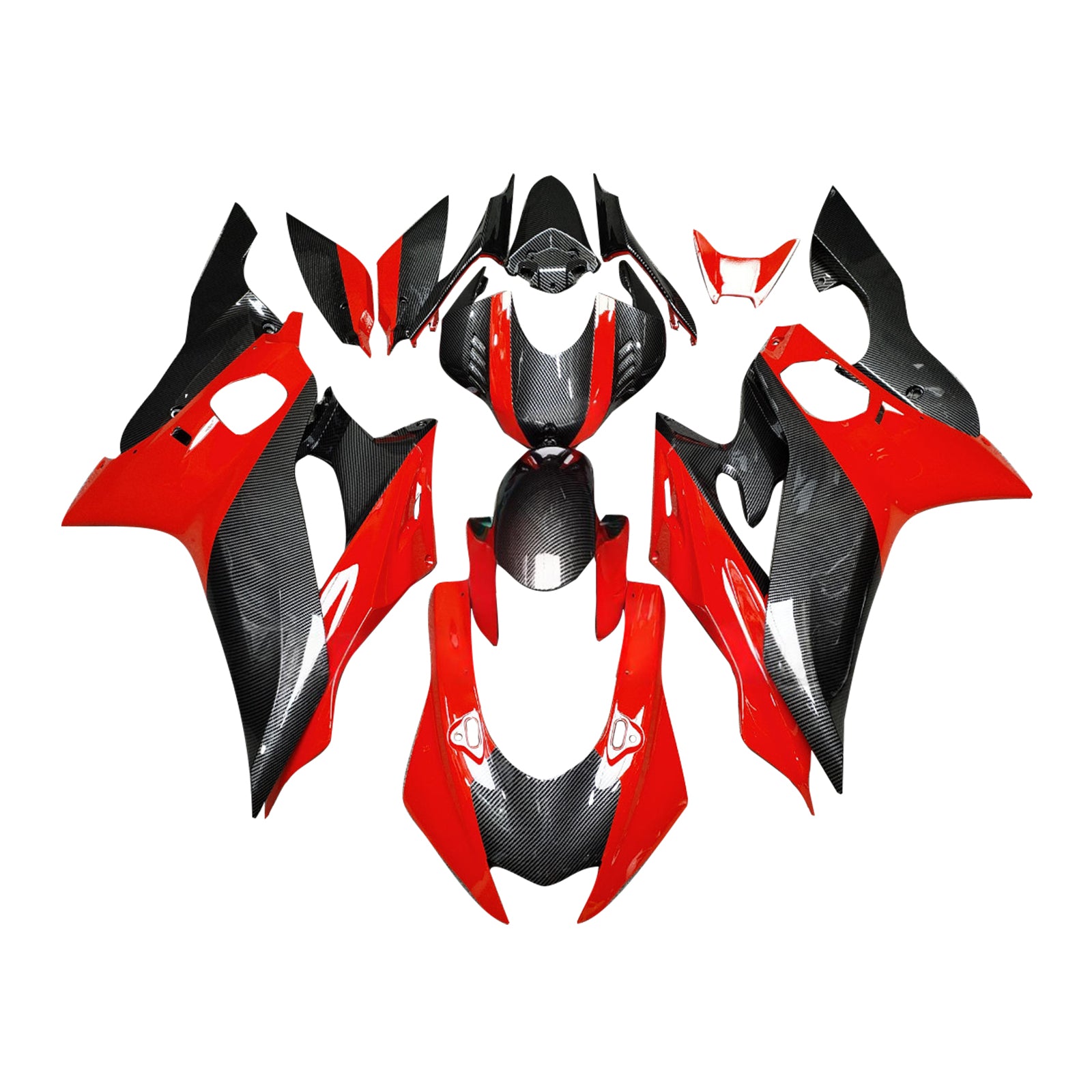 Injectiekuipkit Carrosserie Kunststof ABS geschikt voor Yamaha YZF-R6 2017-2023