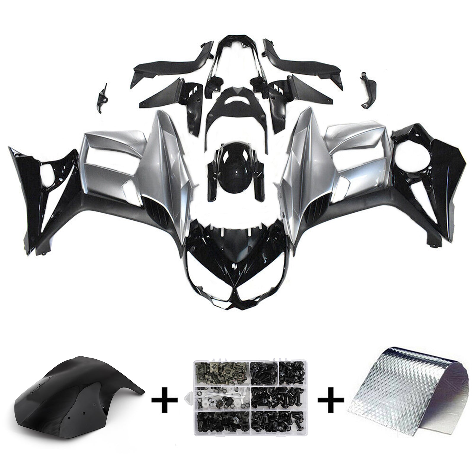 2010-2015 Kawasaki Z1000SX Injection Fairing Kit Bodywork Plastic ABS