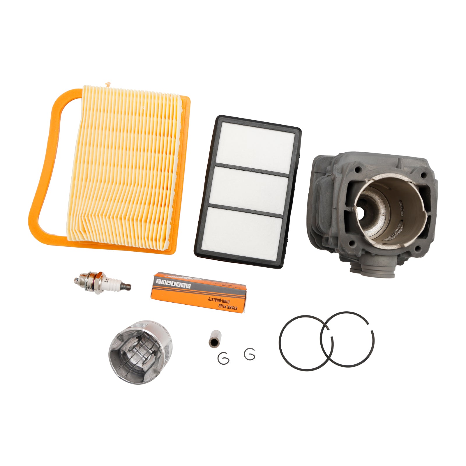 Kit d'entretien cylindre-piston avec filtre à air pour Stihl TS410 TS420