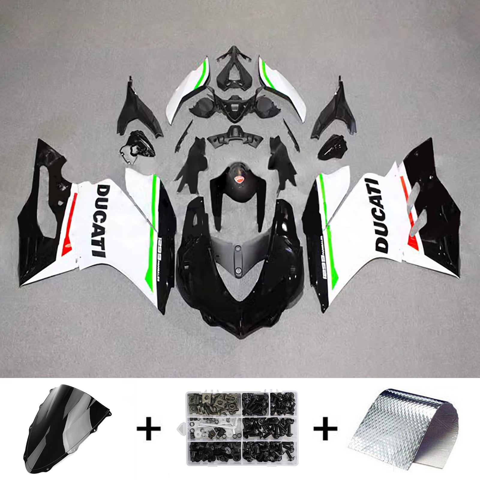 2015-2020 Ducati 1299 Kit de carénage d'injection carrosserie plastique ABS