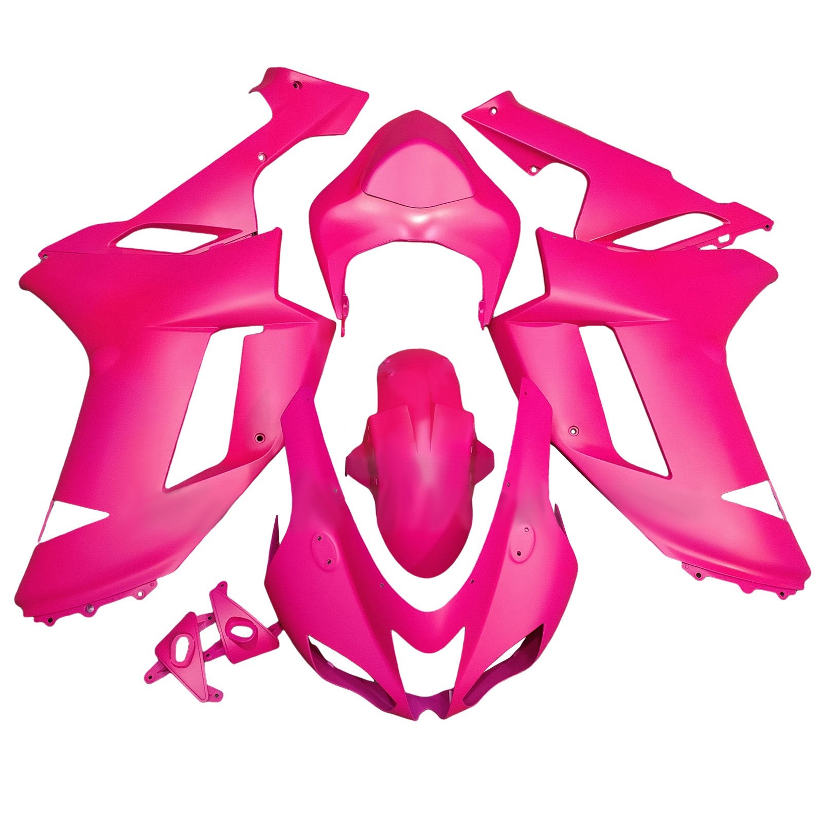 Injeksjon Fairing Kit Bodywork Plast Abs Fit for Kawasaki ZX6R 636 2007-2008