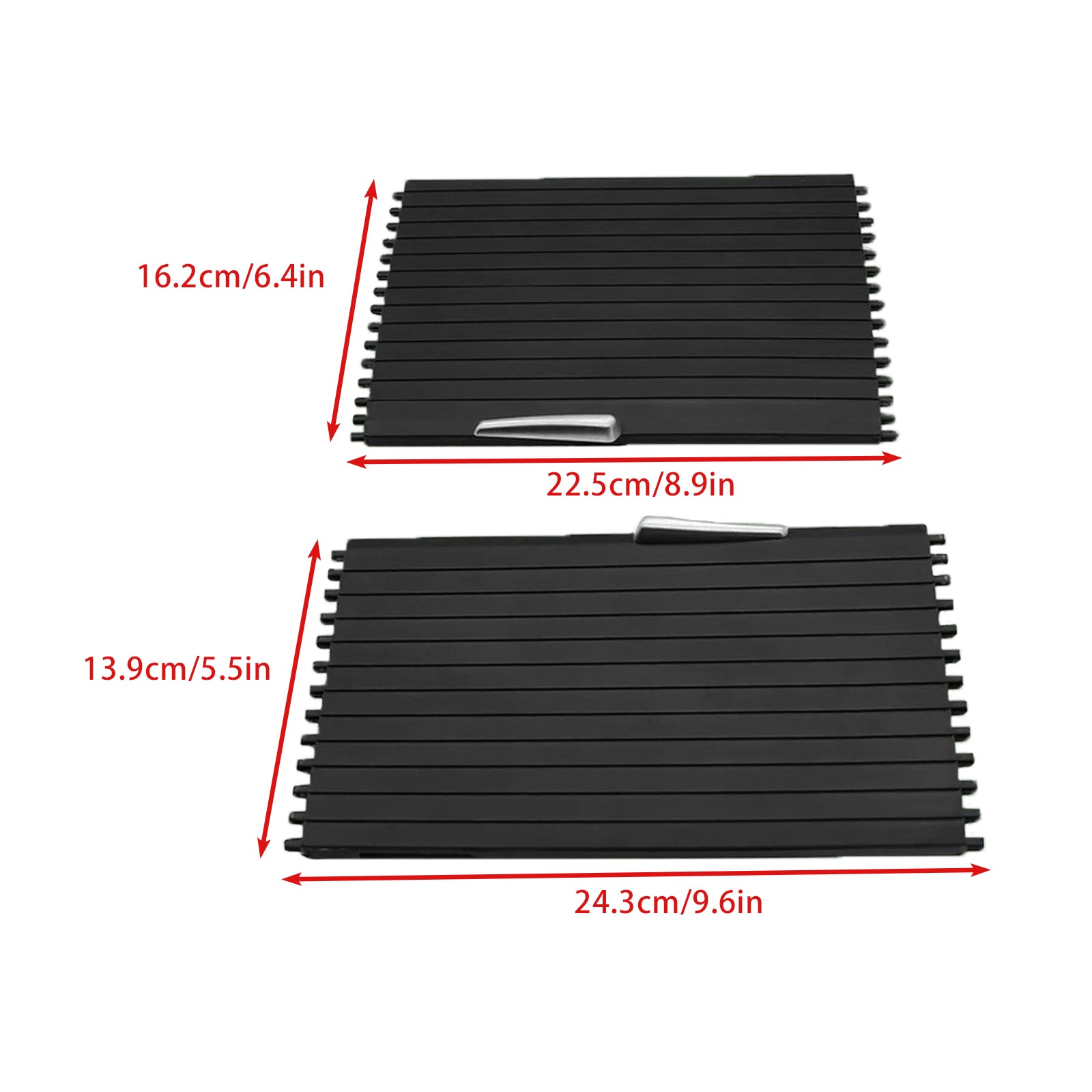 2Pcs Cup Console Holder Roller Blind Cover Tray For BMW X5 X6 E70 E71 2007-2014