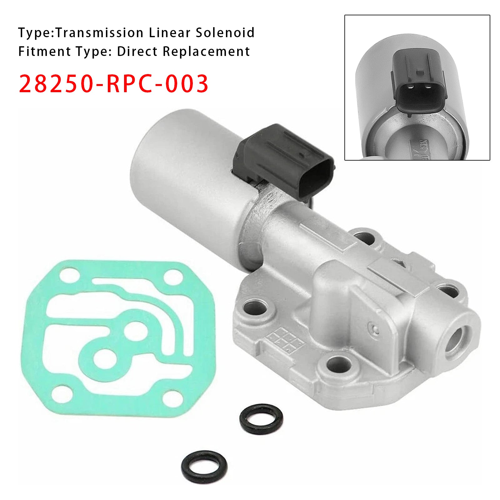 Transmission Linear Solenoid 28250-RPC-003 For Honda Accord Civic CR-V Acura