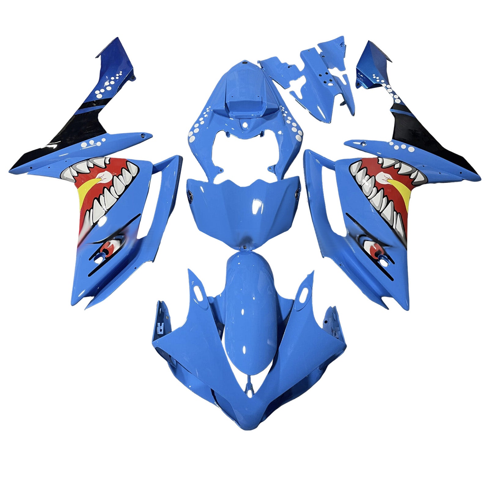 Injection Fairing Kit Bodywork Plastic ABS For Yamaha YZFR1 YZF-R1 2007-2008